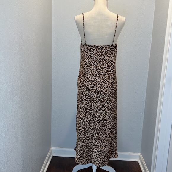 Blue Jasmine Leopard Slip Dress - Size L NWOT - Picture 4 of 8